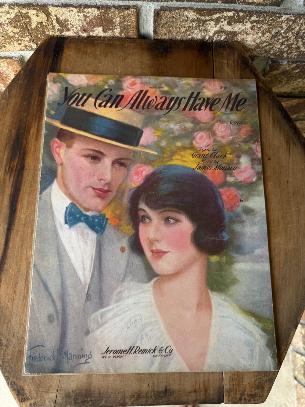 You Can Always Have Me by Clark & Monaco Sheet Music Excellent Condition!